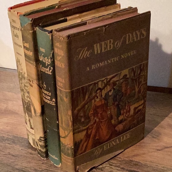 Vintage book lot with dust jackets decorative or fun reads book club edition - Picture 11 of 14